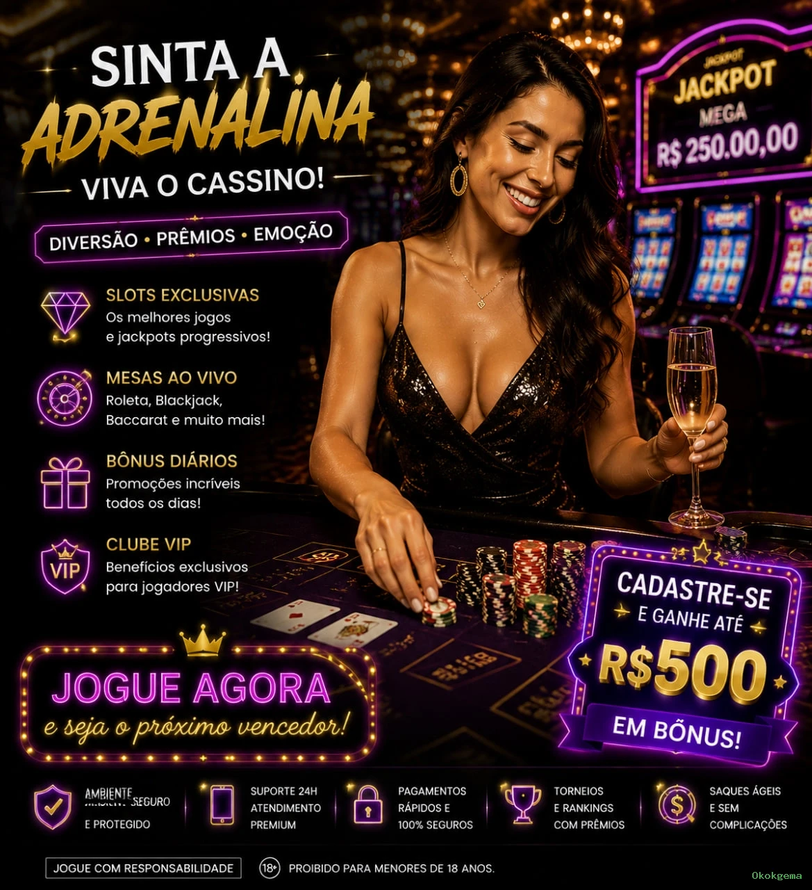 App Mobile Okokgema - Jogue em Qualquer Lugar no Seu Smartphone